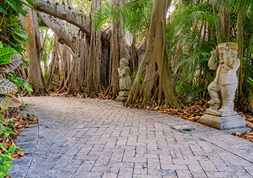Photo of a dwarf garden. Links to Request eBrochures