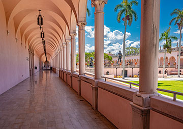 Photo of a walkway. Links to Gifts That Protect Your Assets